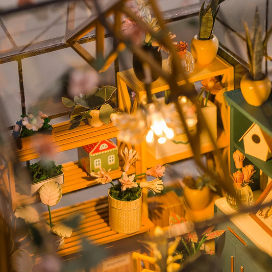 La maison miniature "La serre florale"