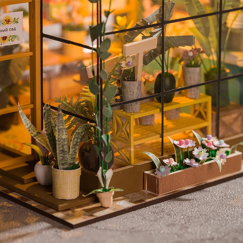 La maison miniature "La serre florale"