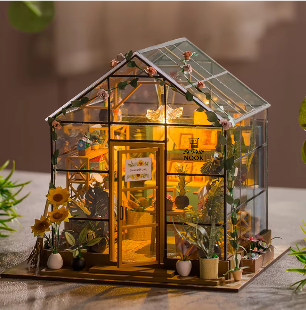 La maison miniature "La serre florale"
